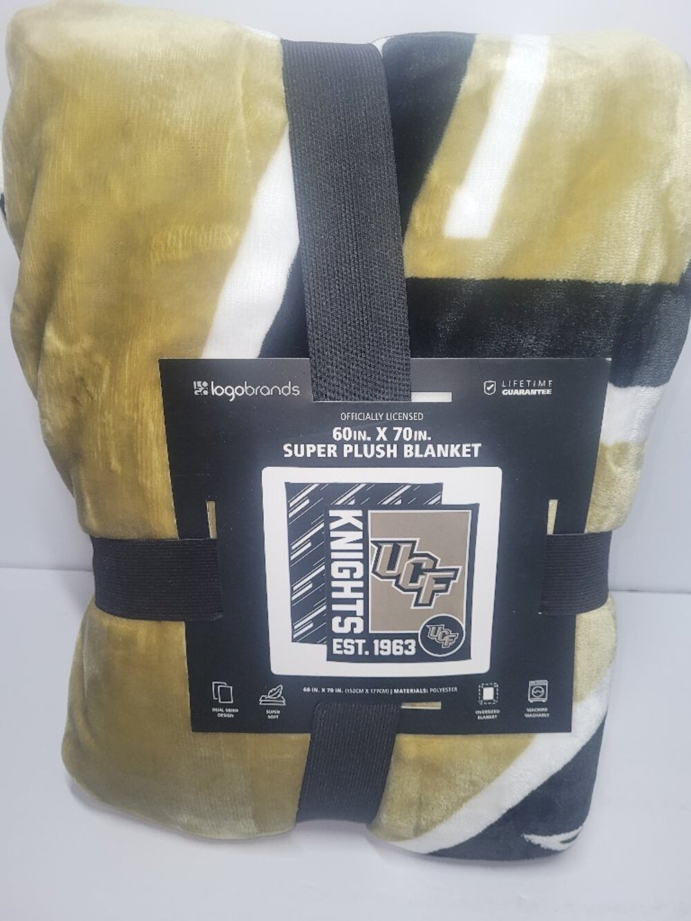 UCF Knights Oversized Super Plush Blanket  60" X 70" New in Original Packaging